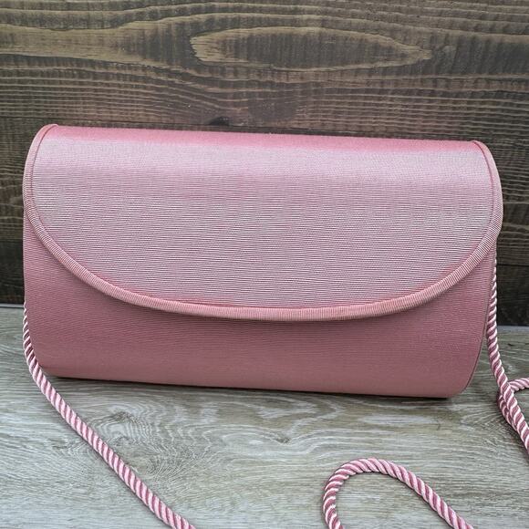 Vintage Whiting and Davis International Pink Purse Clutch - Picture 2 of 10